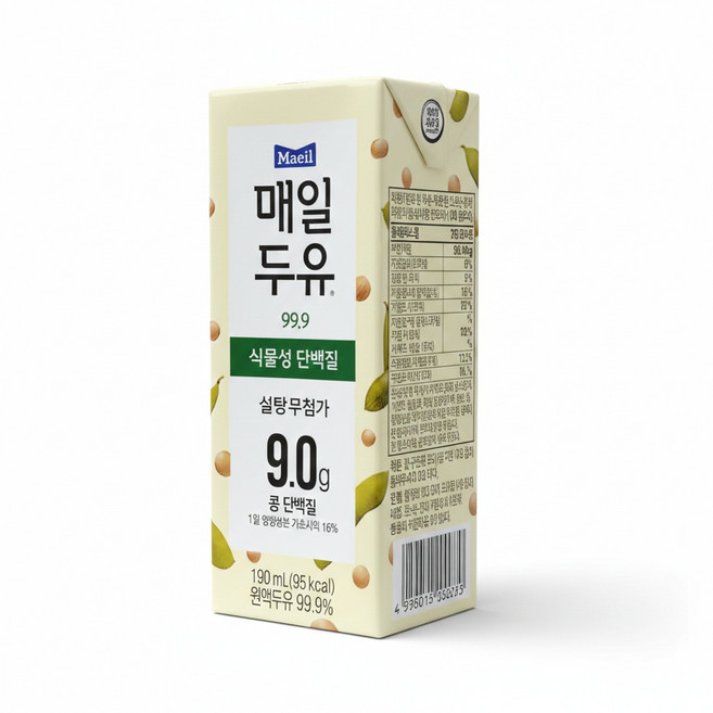 매일두유 99.9 190mlx12팩x2곽 설탕무첨가 무설탕, 190ml, 24개