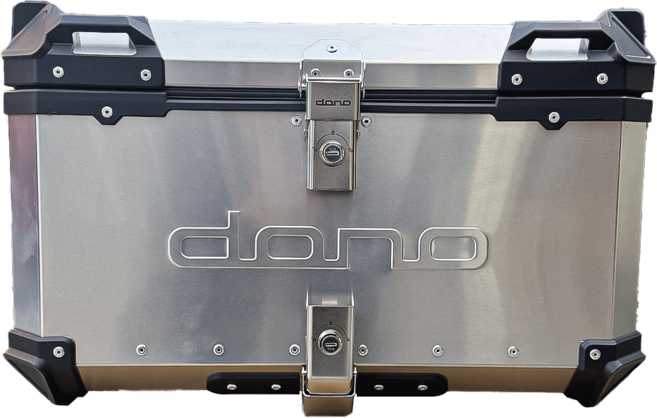 도노 오토바이 알루미늄 탑박스 45L 55L 65L 85L 100L 배달대행 쿠팡이츠 피자박스 대용량 탑케이스 PCX NAMX XMAX 포르자 ADV, 알루미늄실버