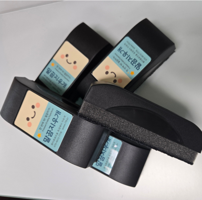 판면손상 없이 말끔하게 닦이는 초극세사 무광겸용 화이트보드지우개 말끔지우개 5개