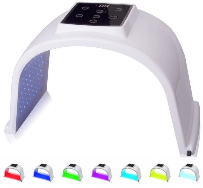 NUDAYS PDT LED마스크 LED돔 피부관리 홈에스테틱 7컬러 근적외선 LED마스크 바디, 화이트, 누데이스 LED마스크 전신관리 2016LED