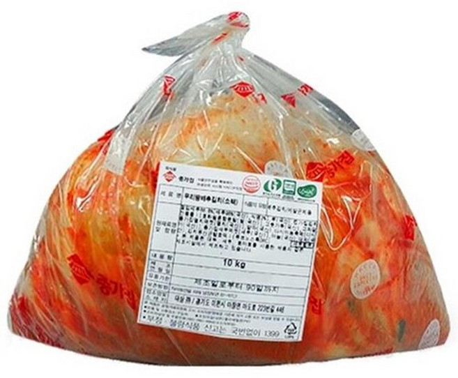 대상 종가집 우리땅 포기김치 소백, 10kg, 3개