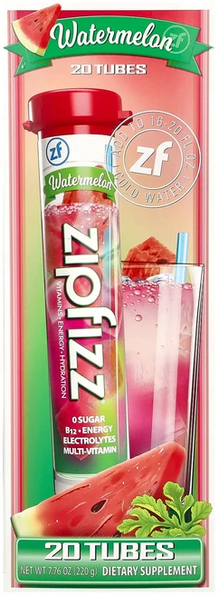 효과가 좋은 Zipfizz 에너지 드링크 믹스 수박 튜브 20개 개당 11g(0.39oz) 최저가격, Zipfizz에너지드링크믹스수박튜브20개개당11g039 - 쿠팡