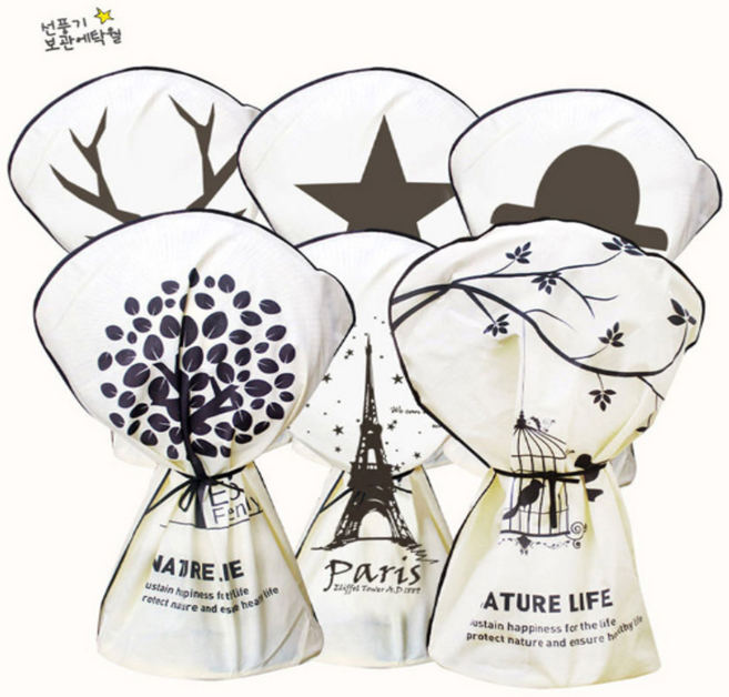 깔끔 선풍기 에어컨 보관 덮개 커버 1+1, 스탠드(슈팅스타)