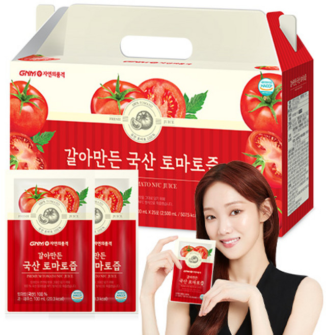 GNM자연의품격 갈아만든 국산 토마토즙, 25개, 100ml