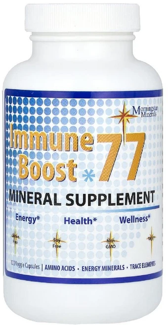 모닝스타미네랄 이뮨부스트 Immune Boost 77 미네랄 휴믹산 풀브산 베지캡슐120정, 1개 - 쿠팡