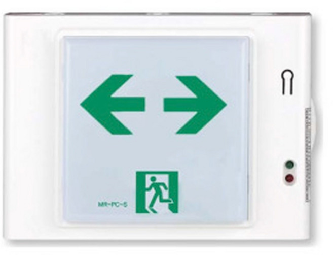 KFI 벽부형 거실 통로 유도등 소형(단면) - 양방향, 양방향 단면, 1개