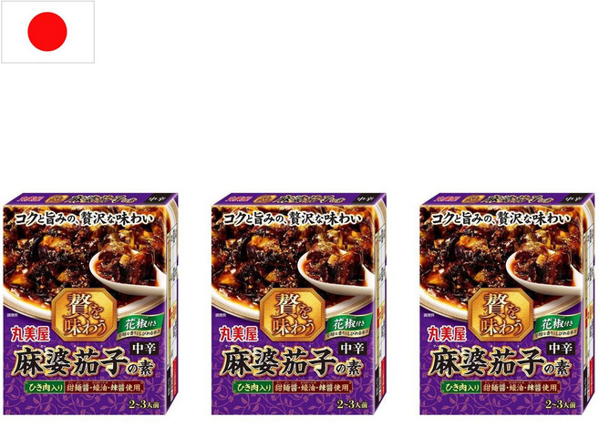 일본 마루미야 마파가지 덮밥 소스 160g 3팩, 3개