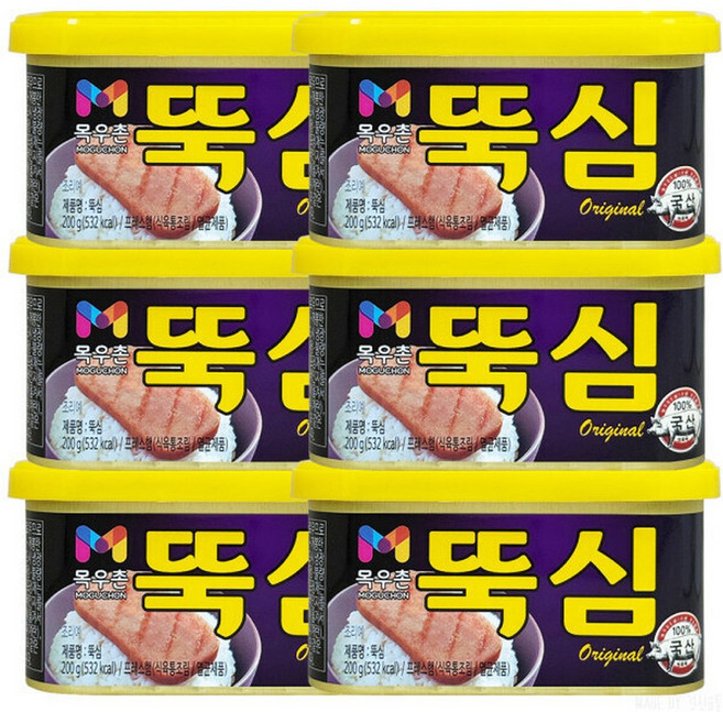 목우촌 뚝심 200g 6개