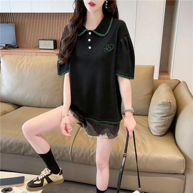 ZENCY 젠시 하라 여성 반팔 카라티