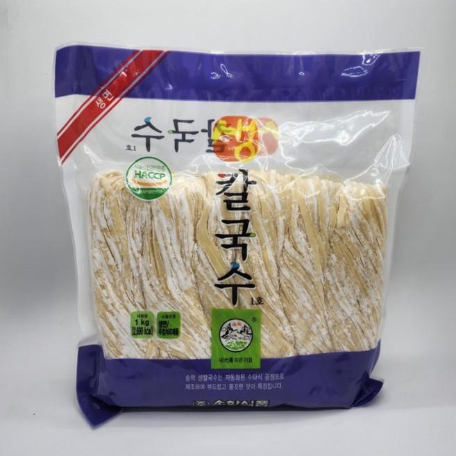 [다팜]IN095 송학 생칼국수 1호 1kg, 1개