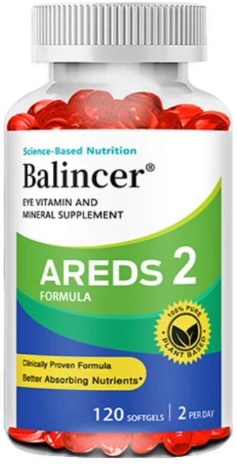 AREDS 2 비타민 및 미네랄 보충제 루테인 비타민C 제아잔틴 아연 비타민E 함유, 1개, 60회분 - 쿠팡