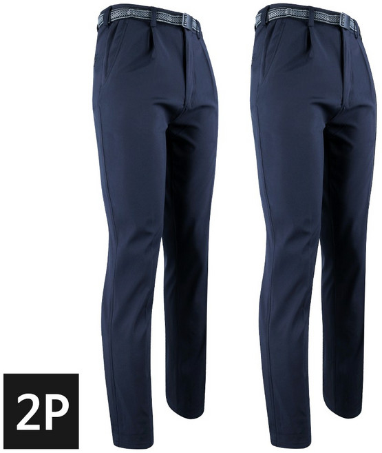 [GTM] 1+1 여름 통기성좋은 아이스 고급 원턱무지바지