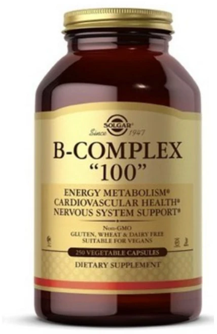 솔가 B-컴플렉스 100 베지터블 캡슐, 1개, 250정 - 쿠팡