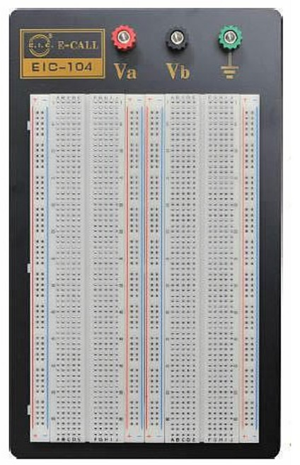 台灣製 億舟 EIC-104 兩排 1660孔 麵包板, 1個