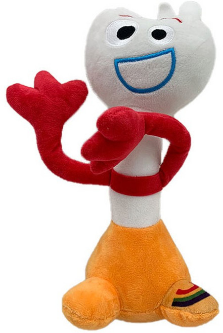 디즈니 픽사 토이 스토리 4 봉제 인형 우디 포키 버니 외계인 버즈 라이트이어 모델 소년 소녀 생일 선물 20cm, Forky, 1개