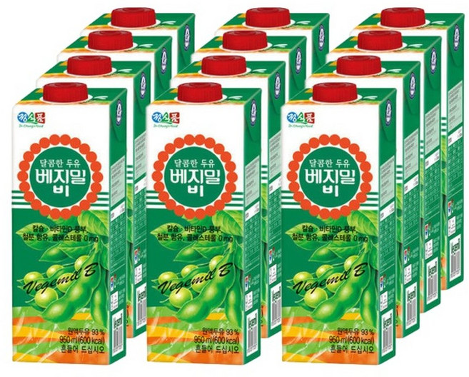 베지밀 달콤한 베지밀B 950ml 12팩