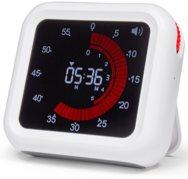 제이팀 타이머 구글 뽀모도로 공부 제빵 주방 무소음 타임타이머 T2, 1개