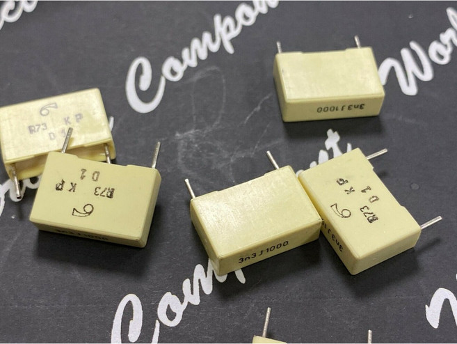 義大利 ARCOTRONICS 3300P(3.3nF) 1000V R73 KP 腳距:15mm 金屬膜電容 1顆1標, 1個