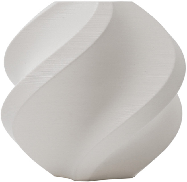 Bambu PLA Matte 霧面消光3D列印線材, 1個, 象牙白 IVORY WHITE,內含卷盤, 象牙白, 內含卷盤