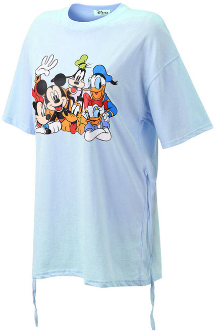 디즈니 정품 프렌즈 미키마우스 캐릭터 루즈탑 반팔티