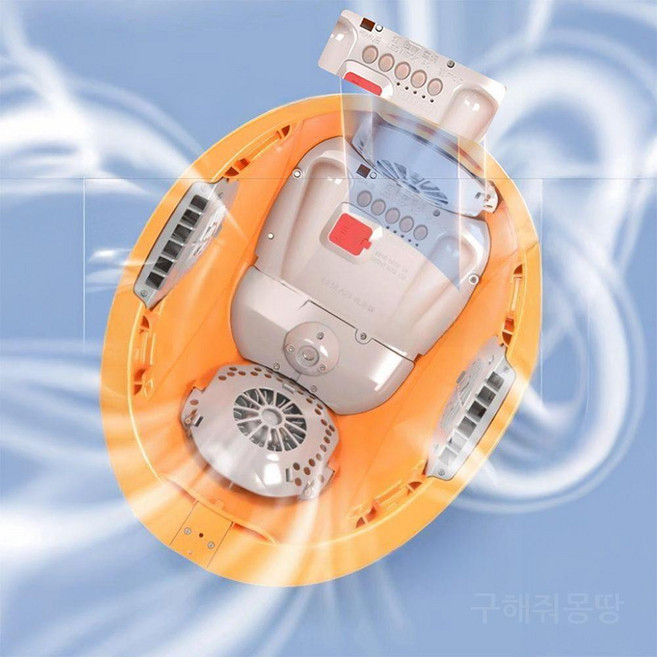 태양열선풍기헬멧 선풍기안전모 바이크 반모 경량 여름 가벼운, A. 레드