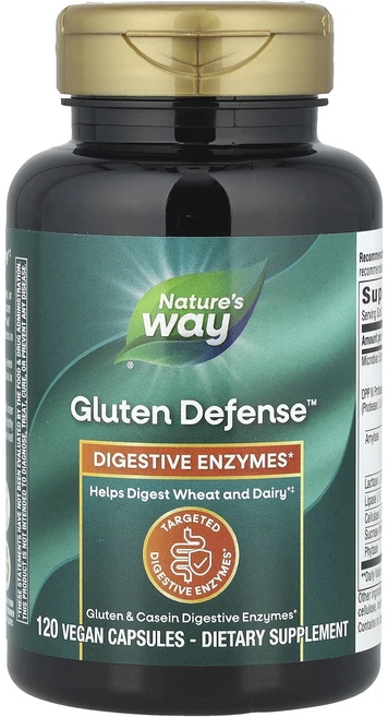 새해 첫좋은선물 Nature's Way Gluten Defense DPP IV 함유 베지 캡슐 120정 제대로 할인합니다, NaturesWayGlutenDefenseDPPIV함유, 1개 - 쿠팡