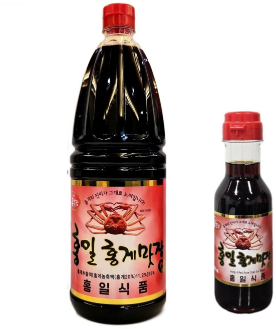 [홍일] 홍게맛장1.8L + 200ml / 편스토랑 홍게간장, 2L, 1세트