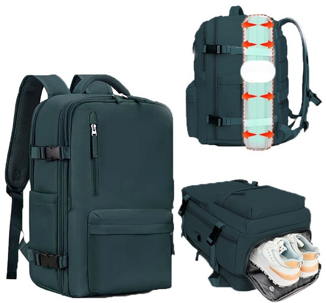 PKTOYS 직장인 확장형 노트북 가방 대용량 등산 캠핑 여행용 백팩