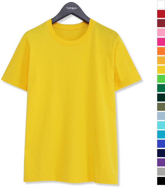 남녀공용 30수 코마사 반팔티 (AB001)