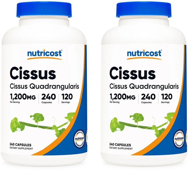 뉴트리코스트 시서스 쿼드랑굴라리스 1200mg 240캡슐 2병, 240정, 2개 - 쿠팡