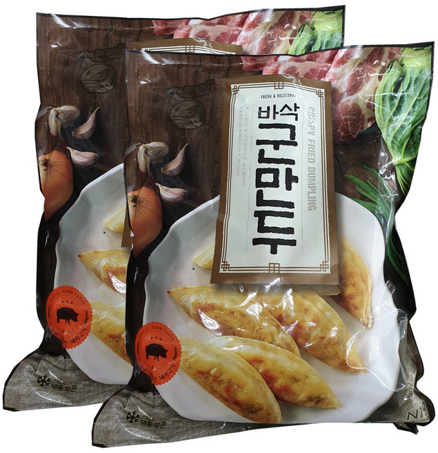 노브랜드 바삭군만두 1kg, 2개