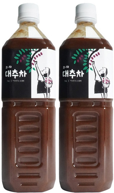 경산 대추밭 둘째딸 걸쭉한 수제 대추차 전통차 허밍테이블 코자대추차 경산대추, 1개입, 2개, 1kg