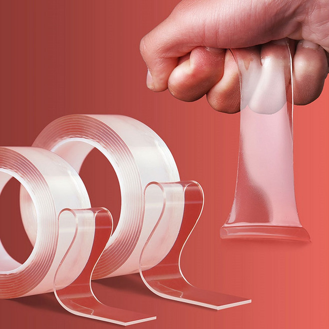 양면테이프 초강력 괴물테이프 실리콘 투명테이프 나노 메터