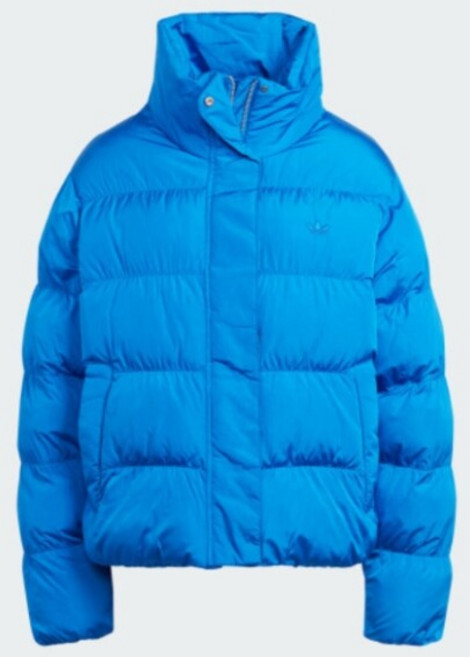 [아디다스] 패딩 BQJ IJ8234 여성 숏패딩 비건 푸퍼 자켓 루즈핏 블루 IJ8234