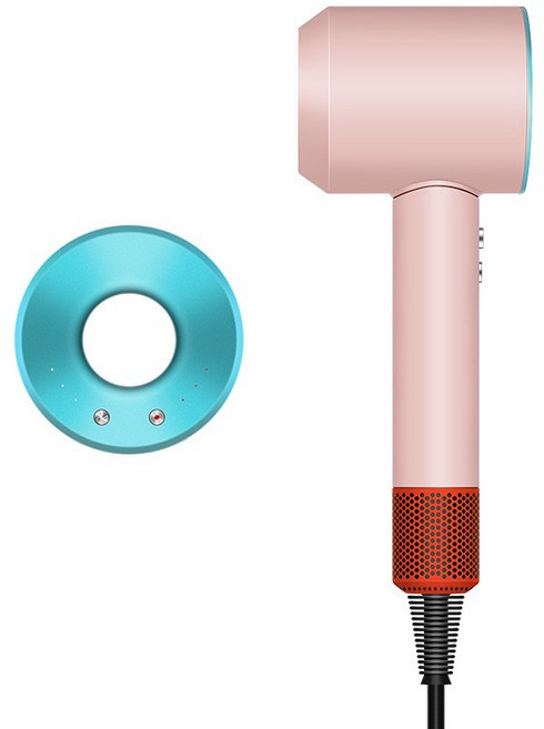 高速吹風機家用負離子護發靜音速幹大風力強風宿舍電吹風筒, 無規格, 【馬卡龍-五風嘴】贈送專用掛架