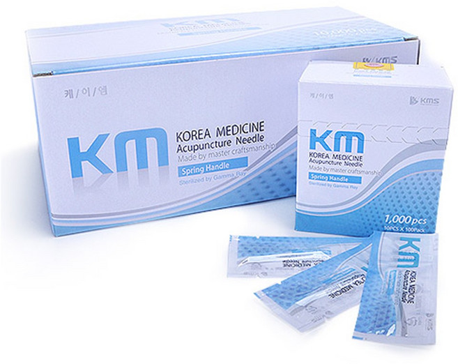 KM침 국산 멸균 일회용침 0.20 x 30mm 1000쌈, 10000개