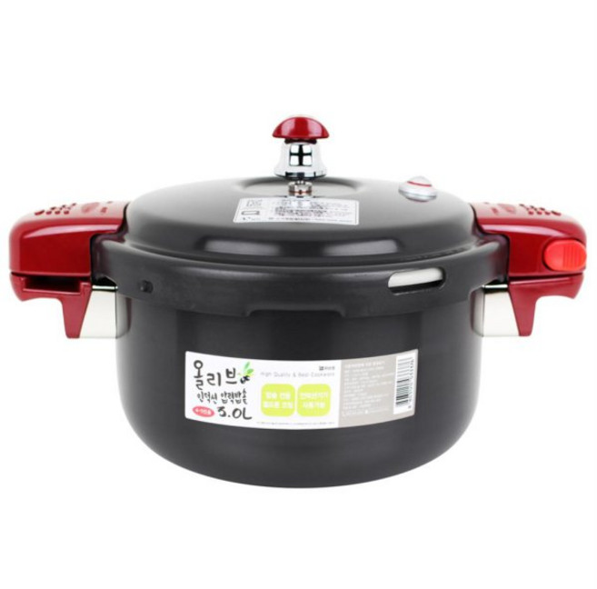 러브송 올리브 압력솥 IH 4SIZE 2.3L 3L 4L 5.5L 웰프론코팅 인덕션 경질 압력밥솥
