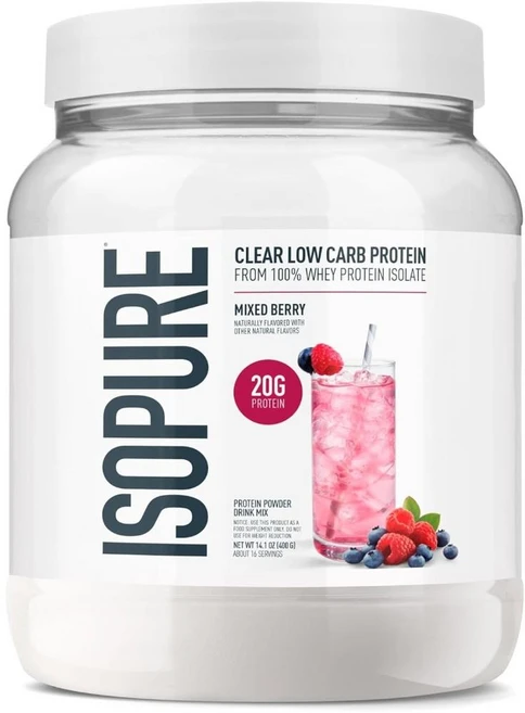 이소퓨어 분리유청 단백질 파우더 인퓨전 믹스 베리맛 Isopure WPI Mix Berry Flavor, 상품선택, 1개, 400g - 쿠팡