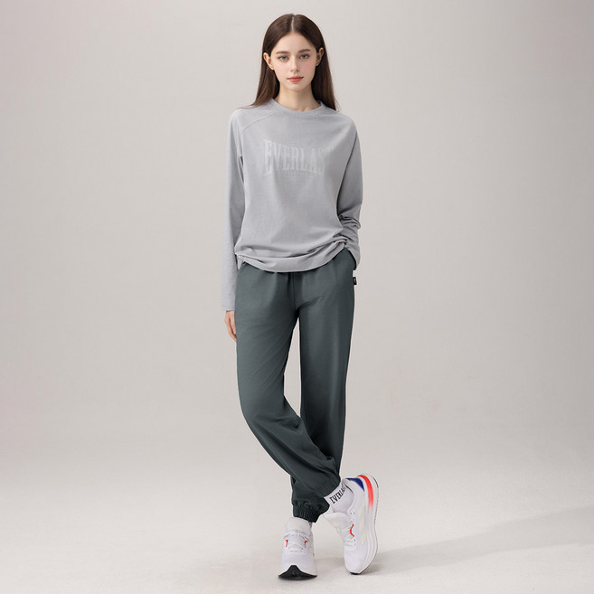 에버라스트 여성 나그랑 원마일웨어 맨투맨 + 조거팬츠