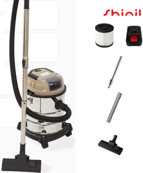 신일 업소용 무선 청소기 산업용 공업용 건습식청소기 코드리스, 신일청소기, 라이트단일색상