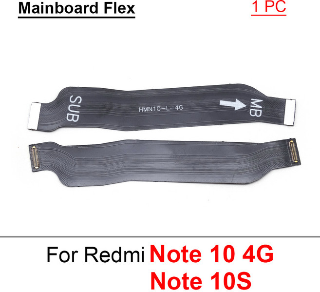 GEEKI 휴대폰 스마트폰 자가 수리 교체 부품 샤오미 호환 Redmi Note 10S USB 충전 보드 10 4G Note10 충전기 포트 독 커넥터 메인 마더 플렉스 케이블, [03] Main Flex, 1개