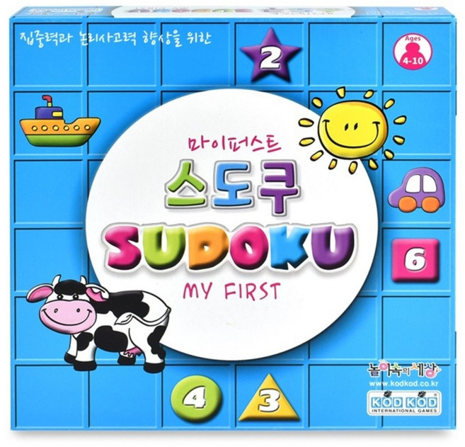 코드코드 마이퍼스트 스도쿠 보드게임, 혼합색상, 1개