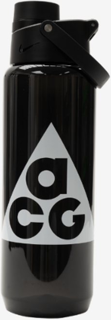 나이키 ACG 리뉴 리차지 척 그래픽 보틀(24OZ) FQ1267-080 스포츠 물병, 블랙, 1개
