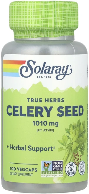 몸관리하세요 겨울입니다 Solaray True Herbs 셀러리 씨 베지 캡슐 100정(캡슐 1정당 505mg) 특별관리진행, SolarayTrueHerbs셀러리씨베지캡슐100정캡슐, 1개, 100정 - 쿠팡