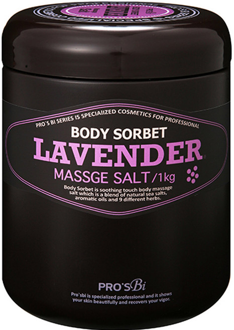 세븐뷰티 바디 소르베 마사지 솔트 라벤더 1kg 마사지솔트 마사지소금 바디솔트 바디스크럽, 1개