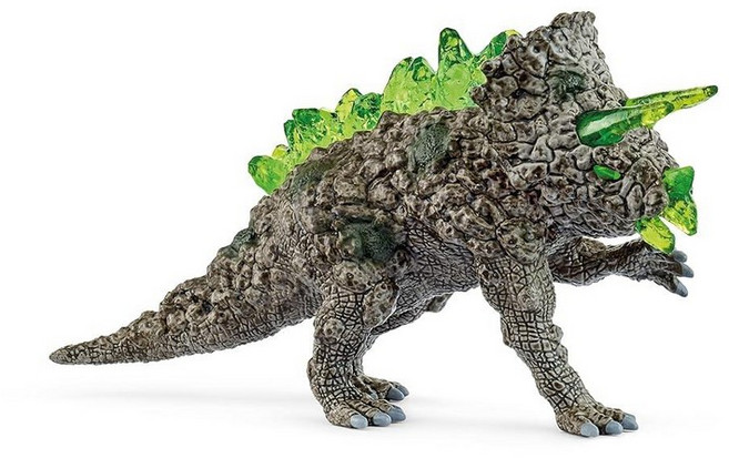 Schleich Eldrador Creatures - 15.2cm(6인치) 스톤 트리케라톱스 남아 및 여아용 쿨 록 몬스터 공룡 피규어 재미있고 상상력이 풍부한 놀이 만 7세 이상, 기본 옵션