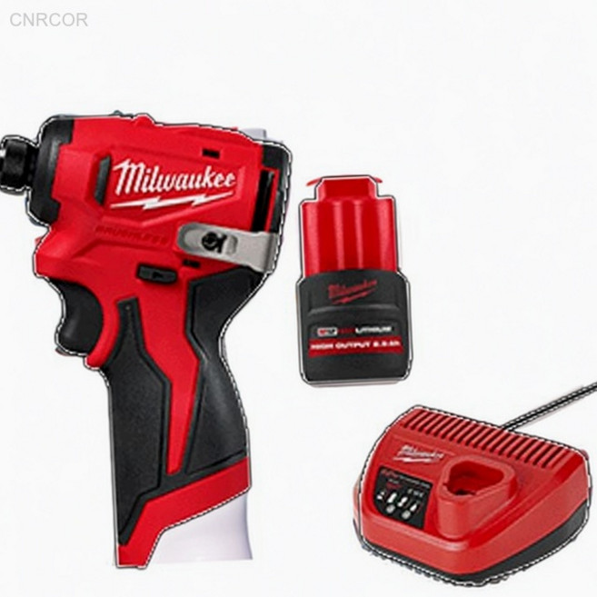 밀워키 브러쉬리스 임팩드라이버 M12BLIDRC 252C 12V 5Ah 고성능모터, 1개