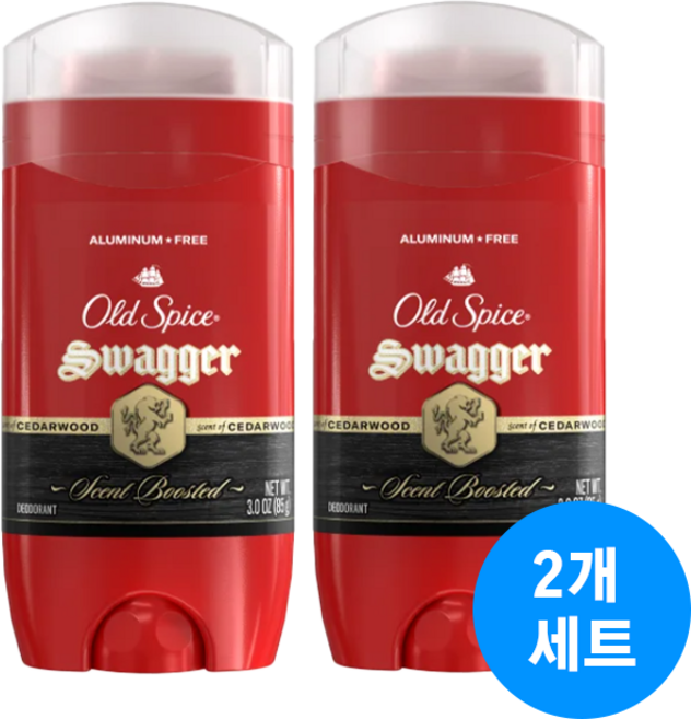 [미국배송]1+1 올드스파이스 데오드란트 스웨거, 2개, 85g
