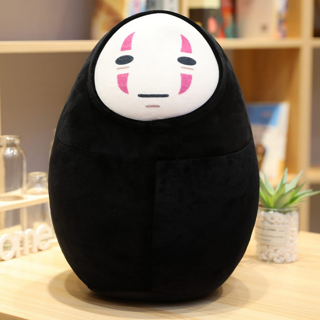 폭신한 가오나시 인형 쿠션 지브리 센과 치히로 특별한 선물 베개, B. 쿠션 퍼플