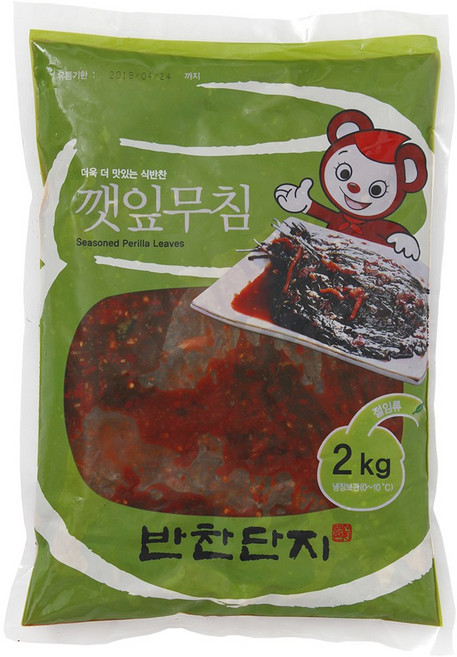 반찬단지 깻잎무침, 2kg, 3개